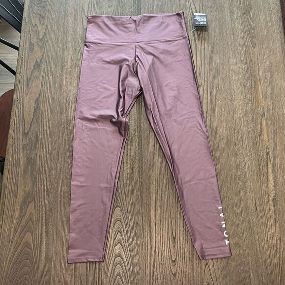 NWT Onzie Tonal High Rise Athletic Leggings Purple Size XL - Picture 1 of 10